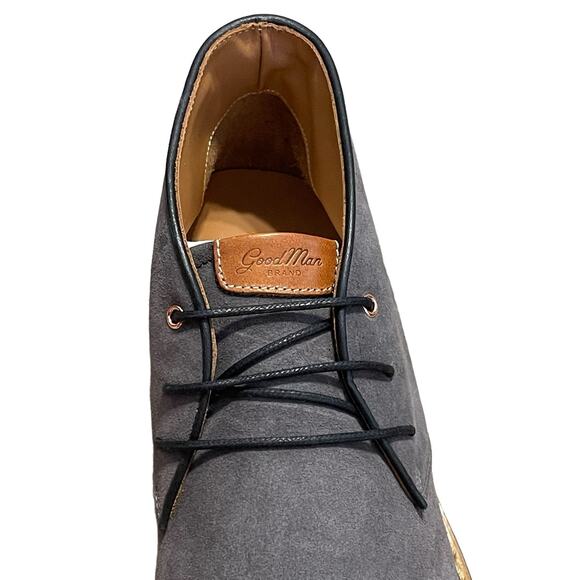 The Good Man Brand Mens Made in Italy Norwegian Chukka Boot Grey Size 9.5 NIB - Picture 4 of 8